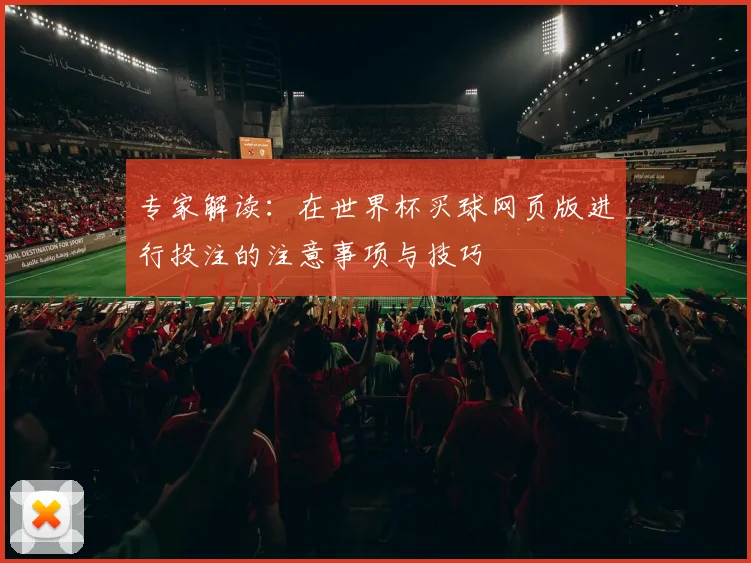 专家解读:在世界杯买球网页版进行投注的注意事项与技巧